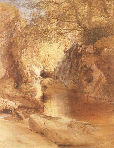 A Cascade in Shadow, Samuel Palmer
